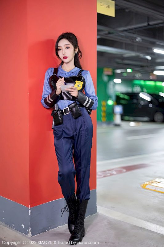 [语画界XIAOYU] Vol.929 女神王馨瑶yanni - 女警制服+灰丝制服性感写真-御萝部落