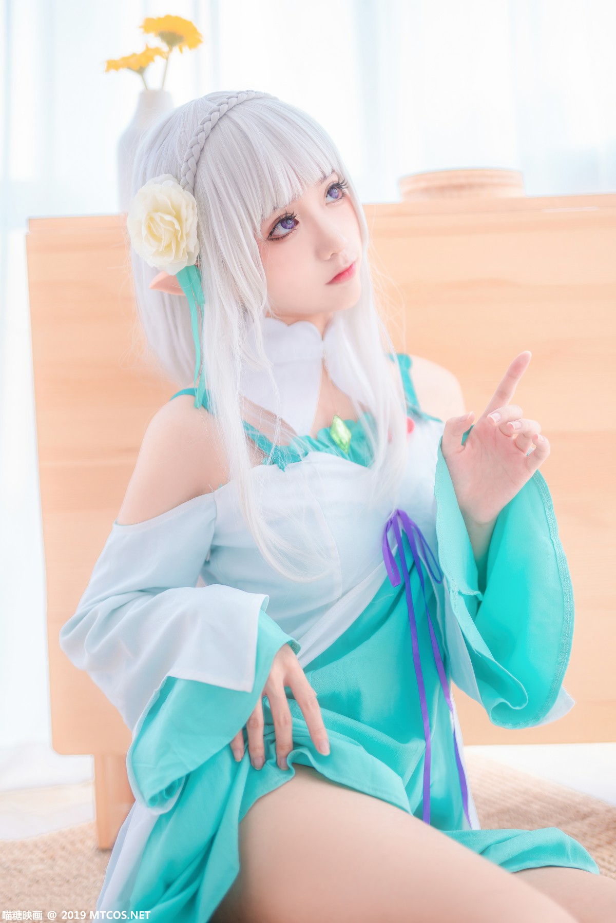 图片[1]-[喵糖映画]VOL.020 COS白发魔女 – COSPLAY-御萝部落